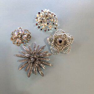 Brooch Lot Vintage Mix Unsigned